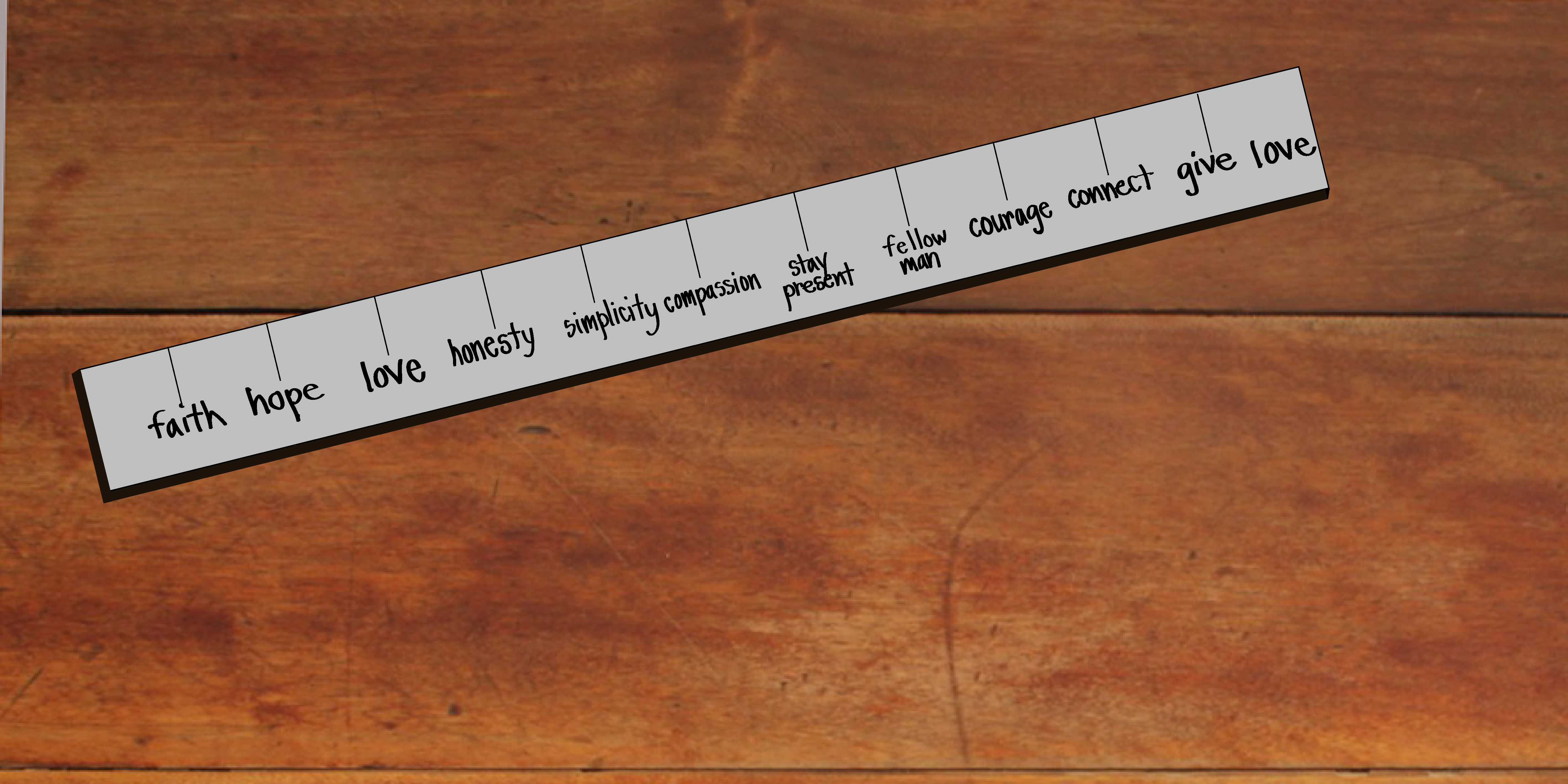 measuring stick & filter